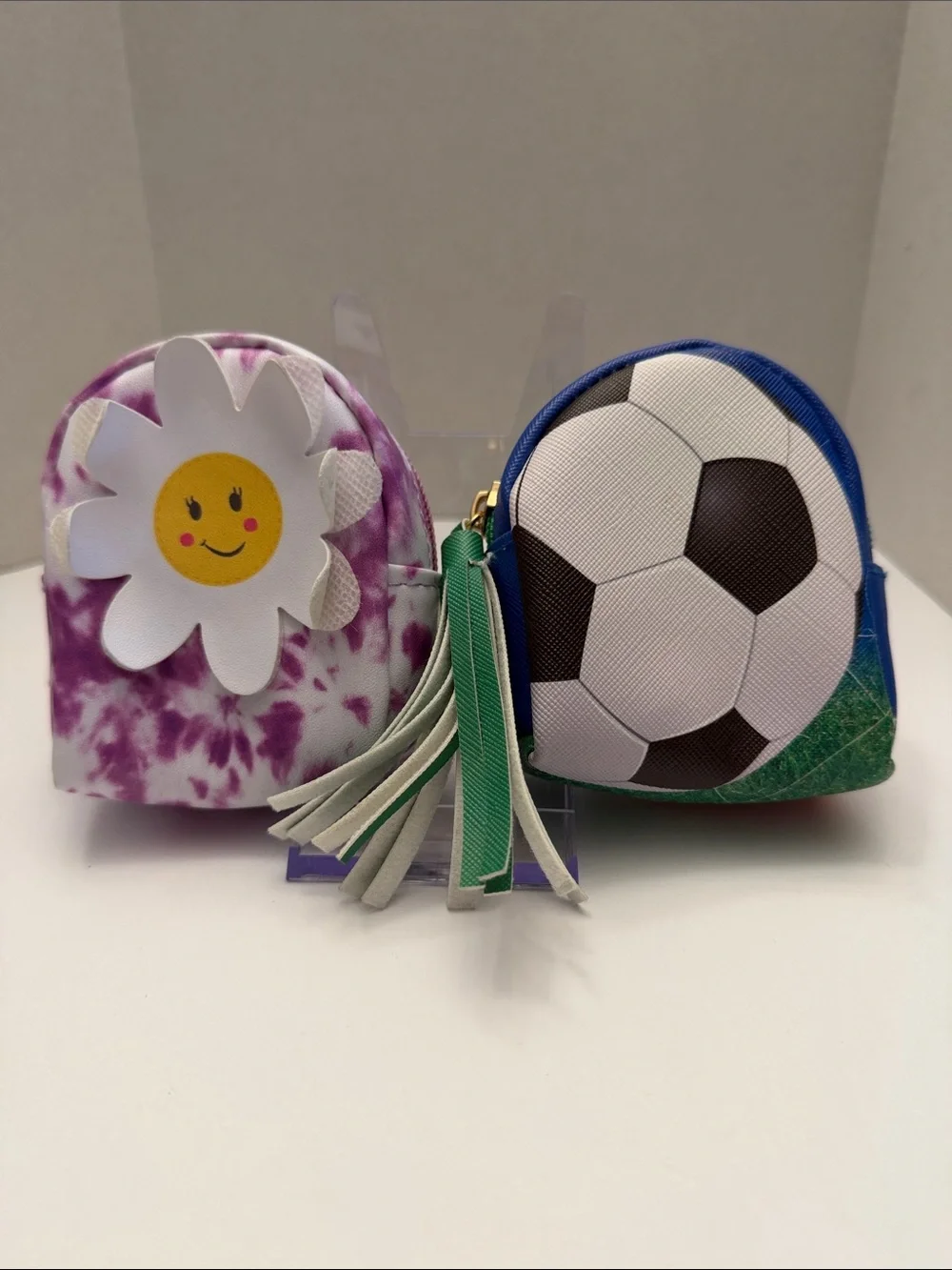 Kids Mini Coin Pouch Tye Dye Daisy or Sports Design